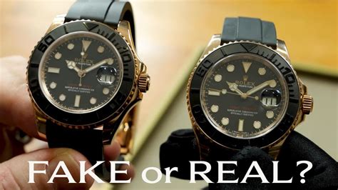 real vs fake rolex yachtmaster|how to spot real rolex.